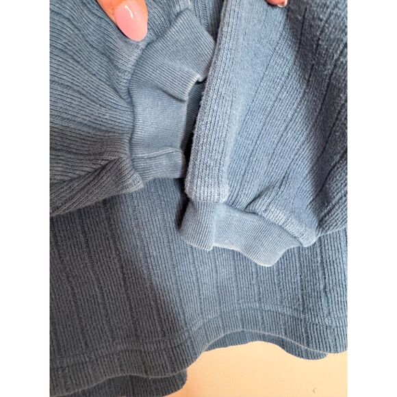 Vintage Disney Winnie the Pooh Piglet Blue Sweatshirt Vacation Wear M - Picture 7 of 7